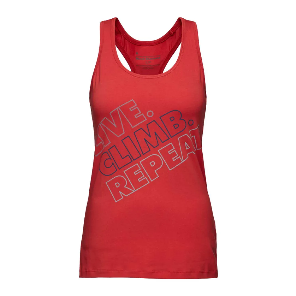 Damen Black Diamond T-Shirts & Tanktops^Live.Climb.Repeat. Tank - Women's