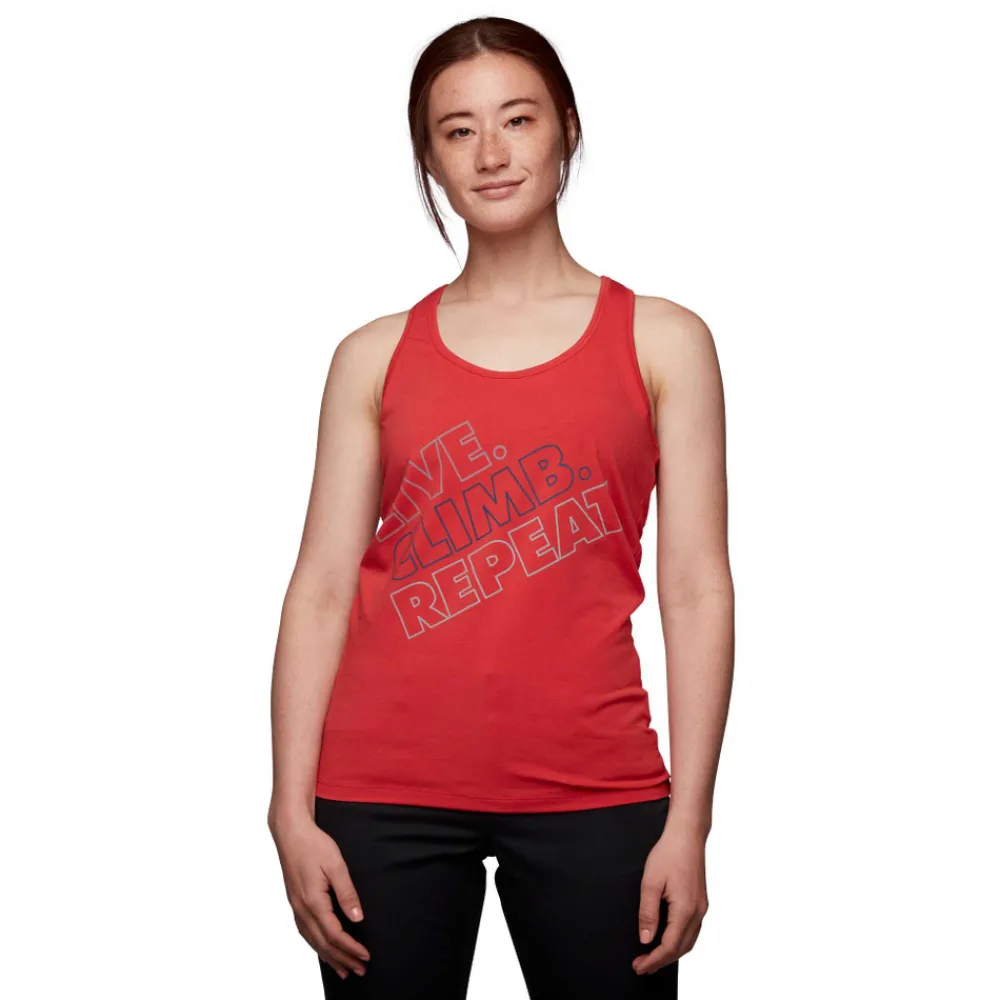 Damen Black Diamond T-Shirts & Tanktops^Live.Climb.Repeat. Tank - Women's