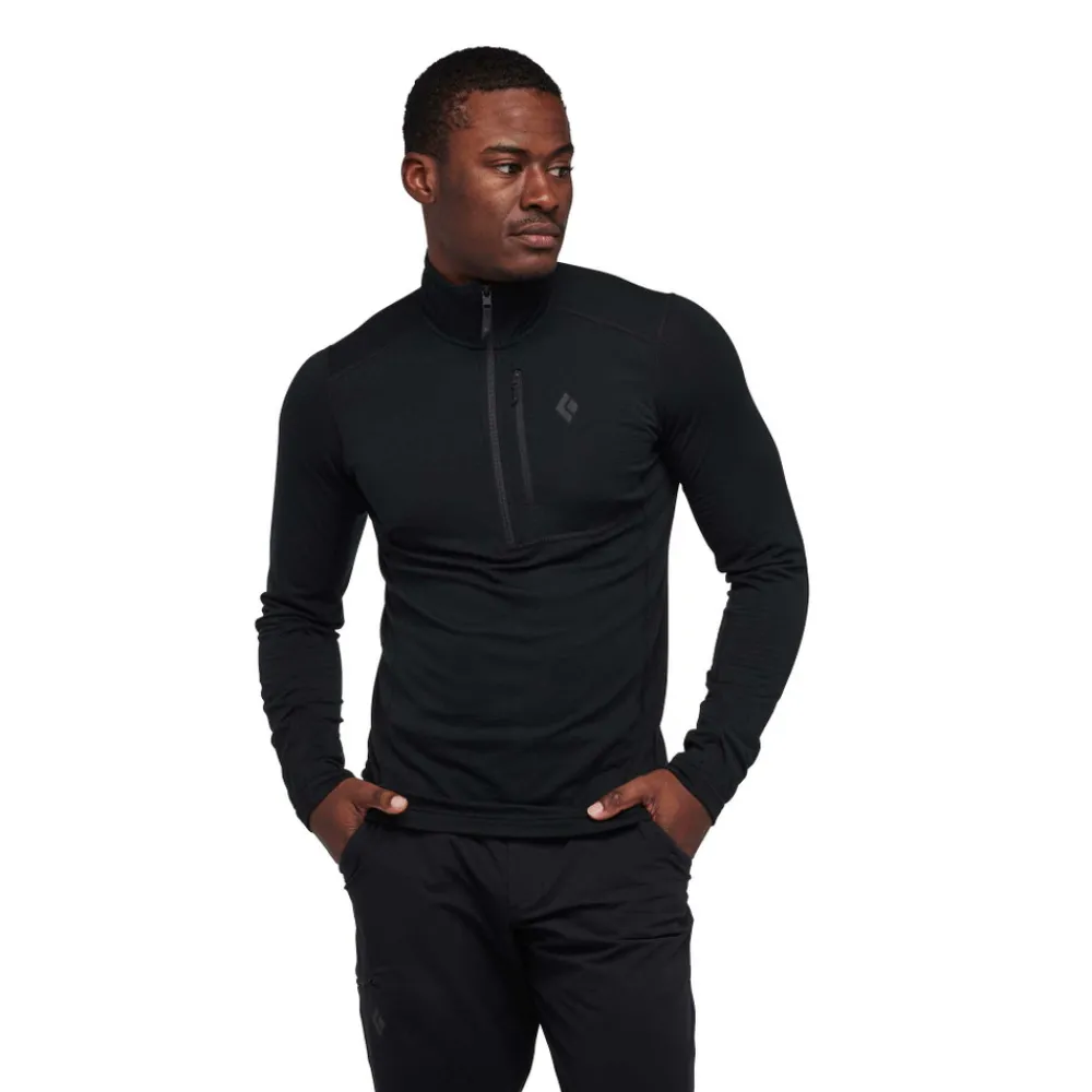 Black Diamond Eisklettern^Men's Coefficient LT Quarter Zip Pullover