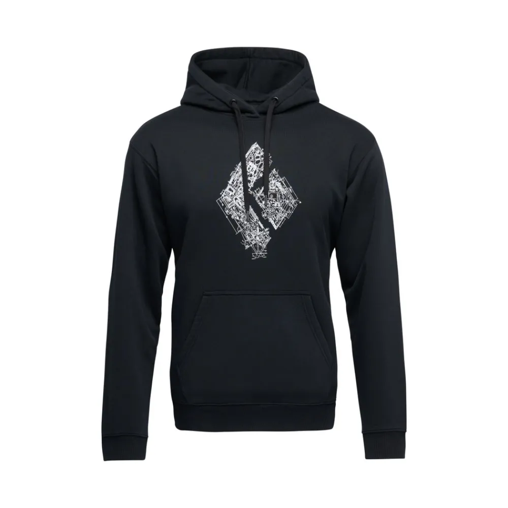 Herren Black Diamond Kapuzenpullover^Men's Engineered Diamond Pullover Hoody