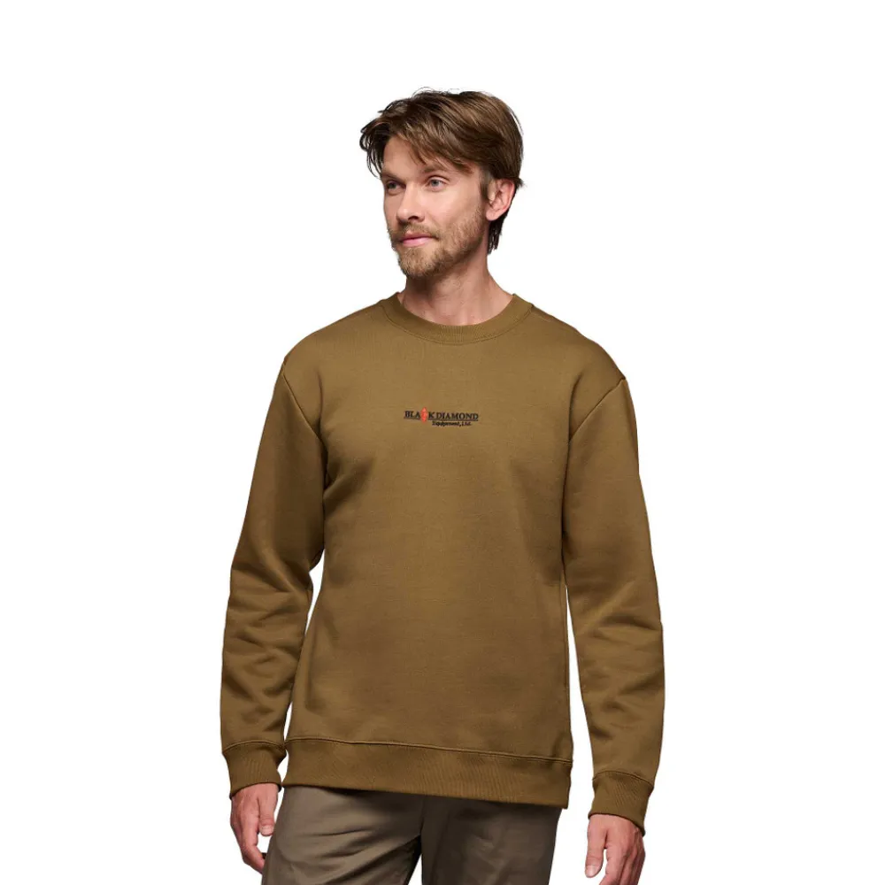 Herren Black Diamond Hemden^Men's Heritage Wordmark Crewneck