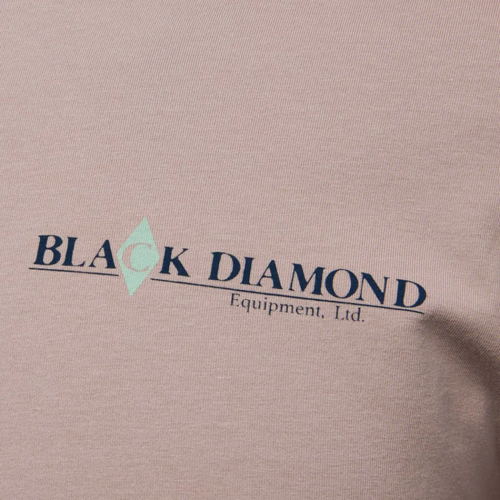 Black Diamond Hallenklettern^Men's Heritage Wordmark Long Sleeve Tee