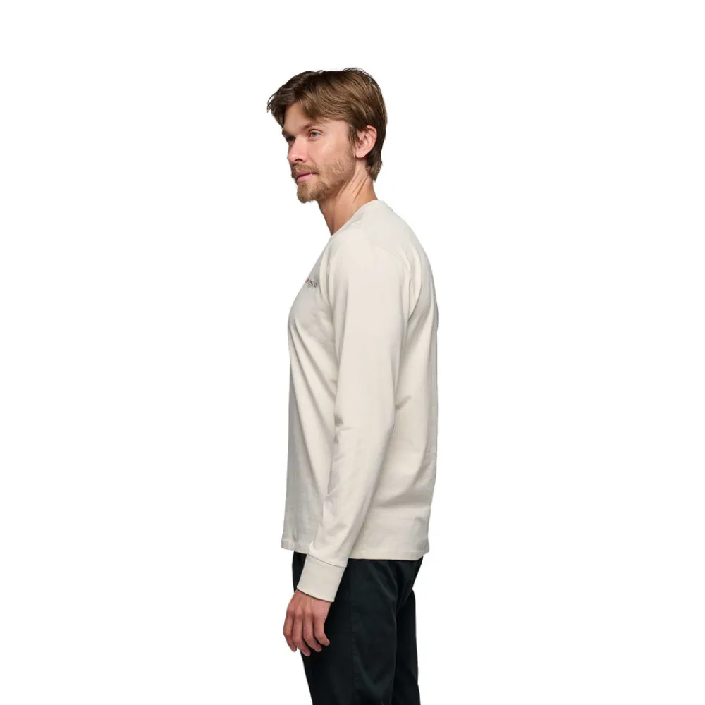 Black Diamond Hallenklettern^Men's Heritage Wordmark Long Sleeve Tee