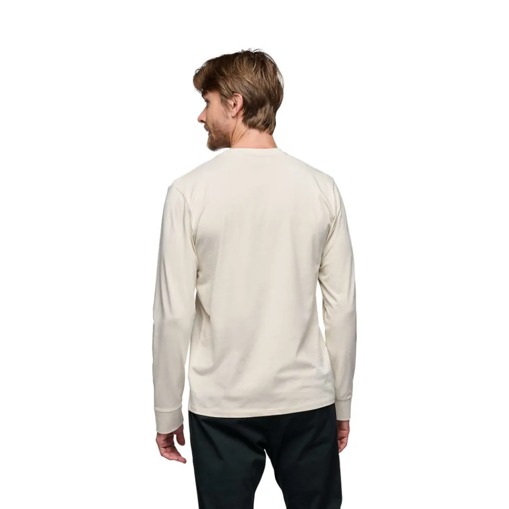 Black Diamond Hallenklettern^Men's Heritage Wordmark Long Sleeve Tee