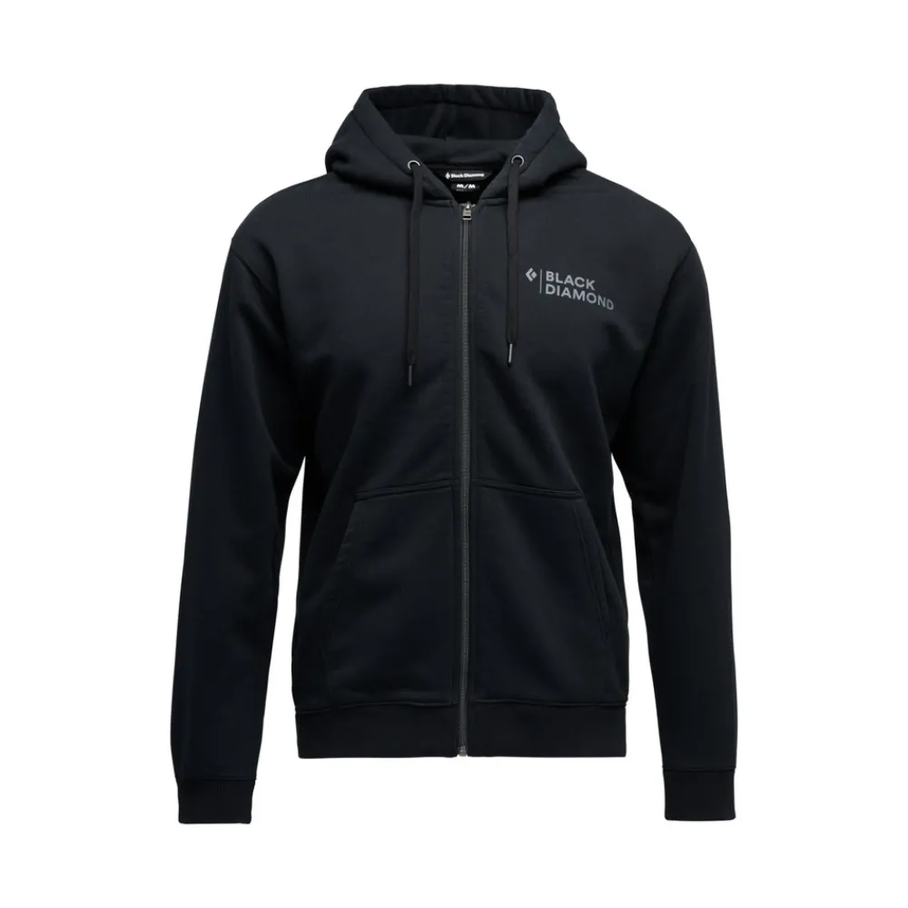 Herren Black Diamond Kapuzenpullover^Men's Mini Stacked Full Zip Hoody