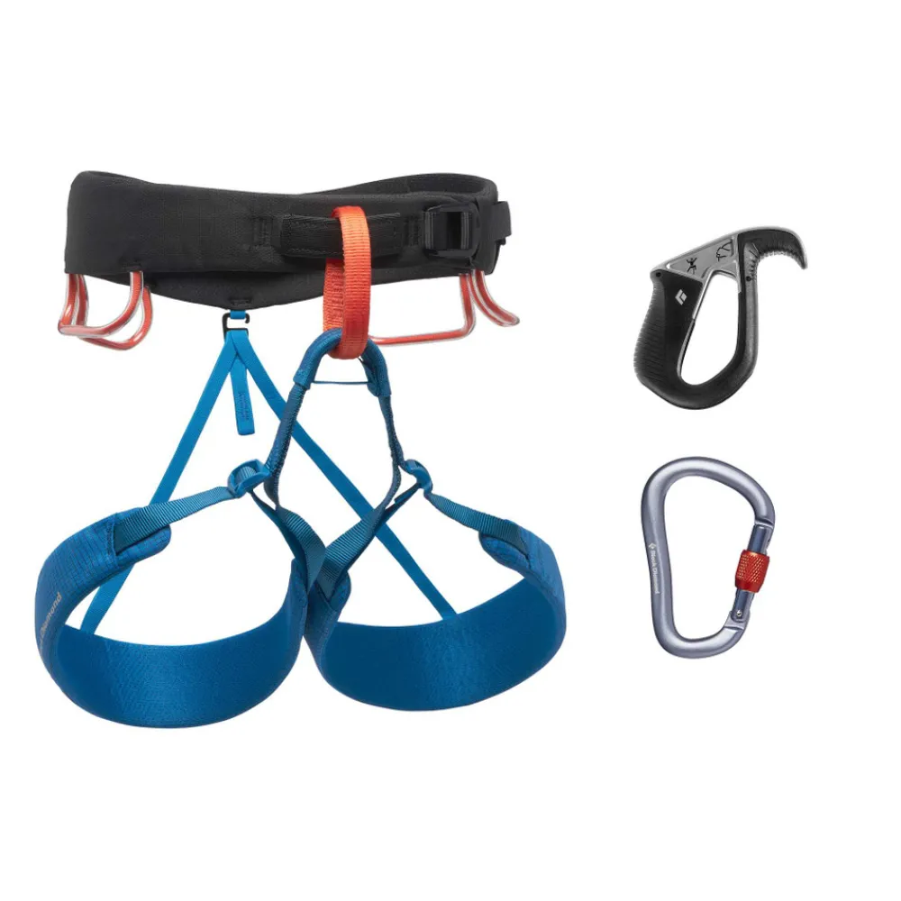 Black Diamond Hallenklettern^Men's Momentum Harness Pilot Package