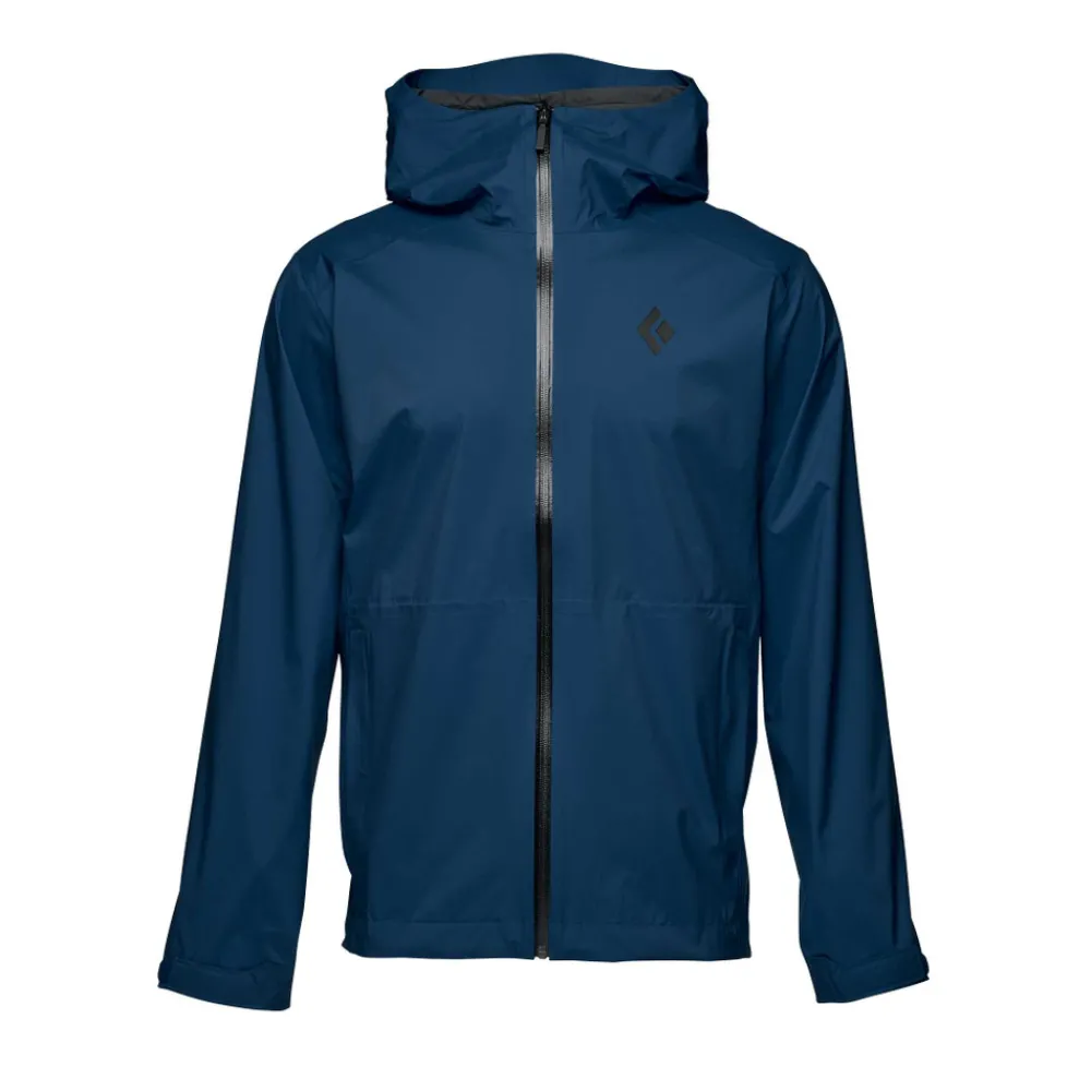 Black Diamond Wandern^Men's Stormline Stretch Rain Shell