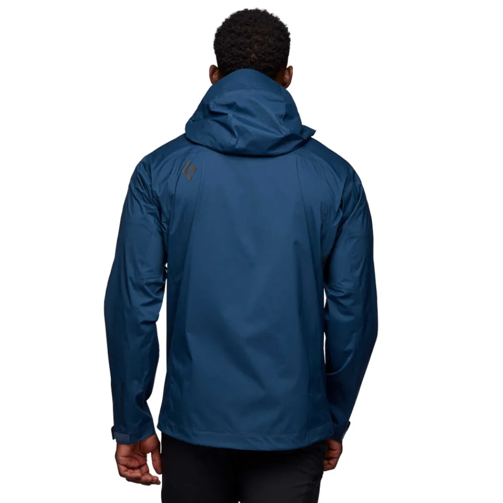 Black Diamond Wandern^Men's Stormline Stretch Rain Shell