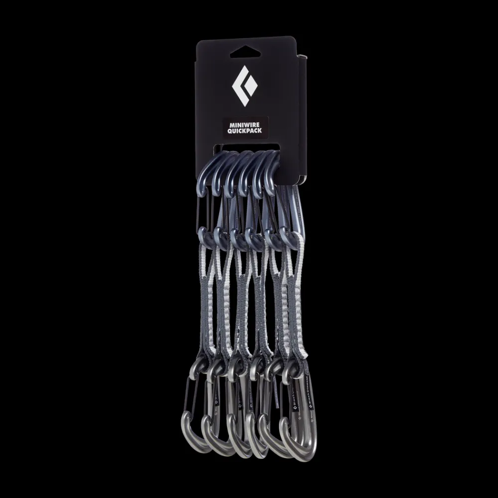 Black Diamond Exen & Schlingen^MiniWire Quickdraw Quickpack 12cm
