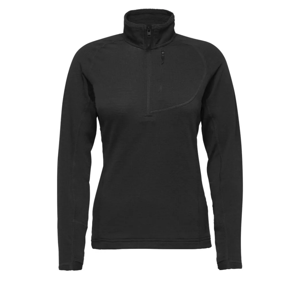 Damen Black Diamond Fleece^Women's Coefficient LT Quarter Zip Pullover