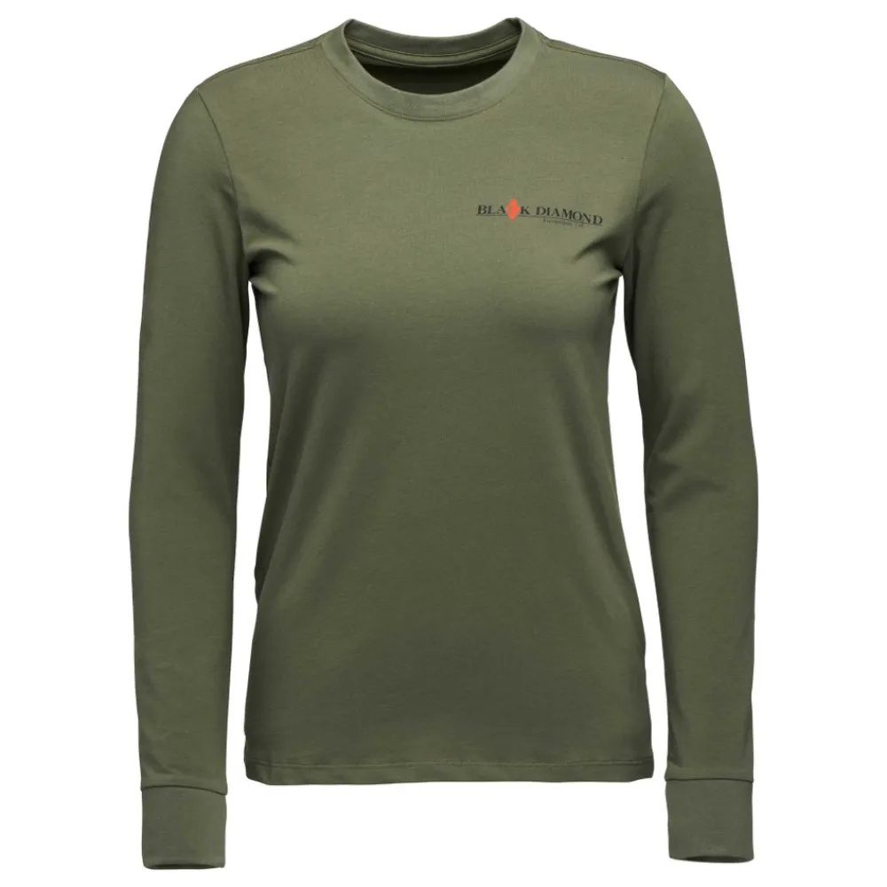 Damen Black Diamond T-Shirts & Tanktops^Women's Heritage Wordmark Long Sleeve Tee