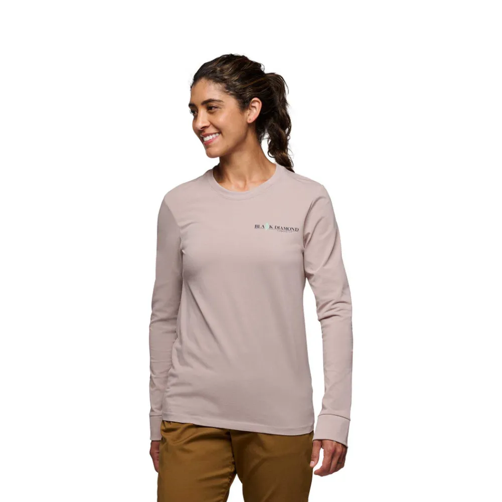 Damen Black Diamond T-Shirts & Tanktops^Women's Heritage Wordmark Long Sleeve Tee