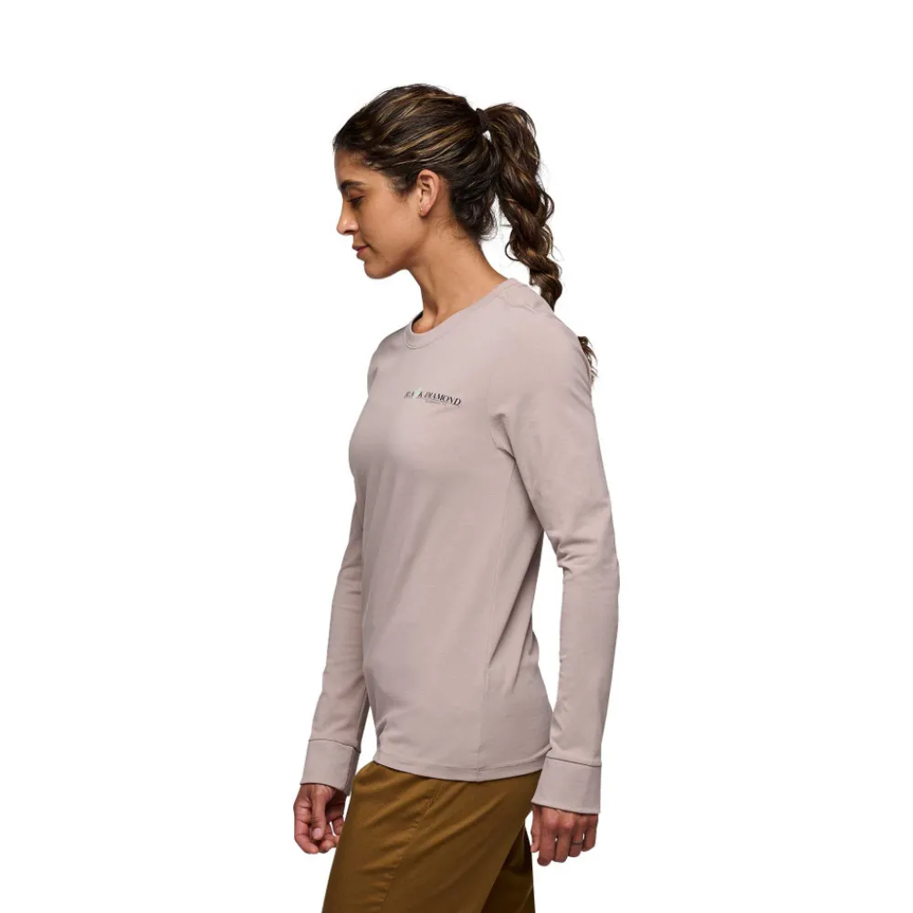 Damen Black Diamond T-Shirts & Tanktops^Women's Heritage Wordmark Long Sleeve Tee