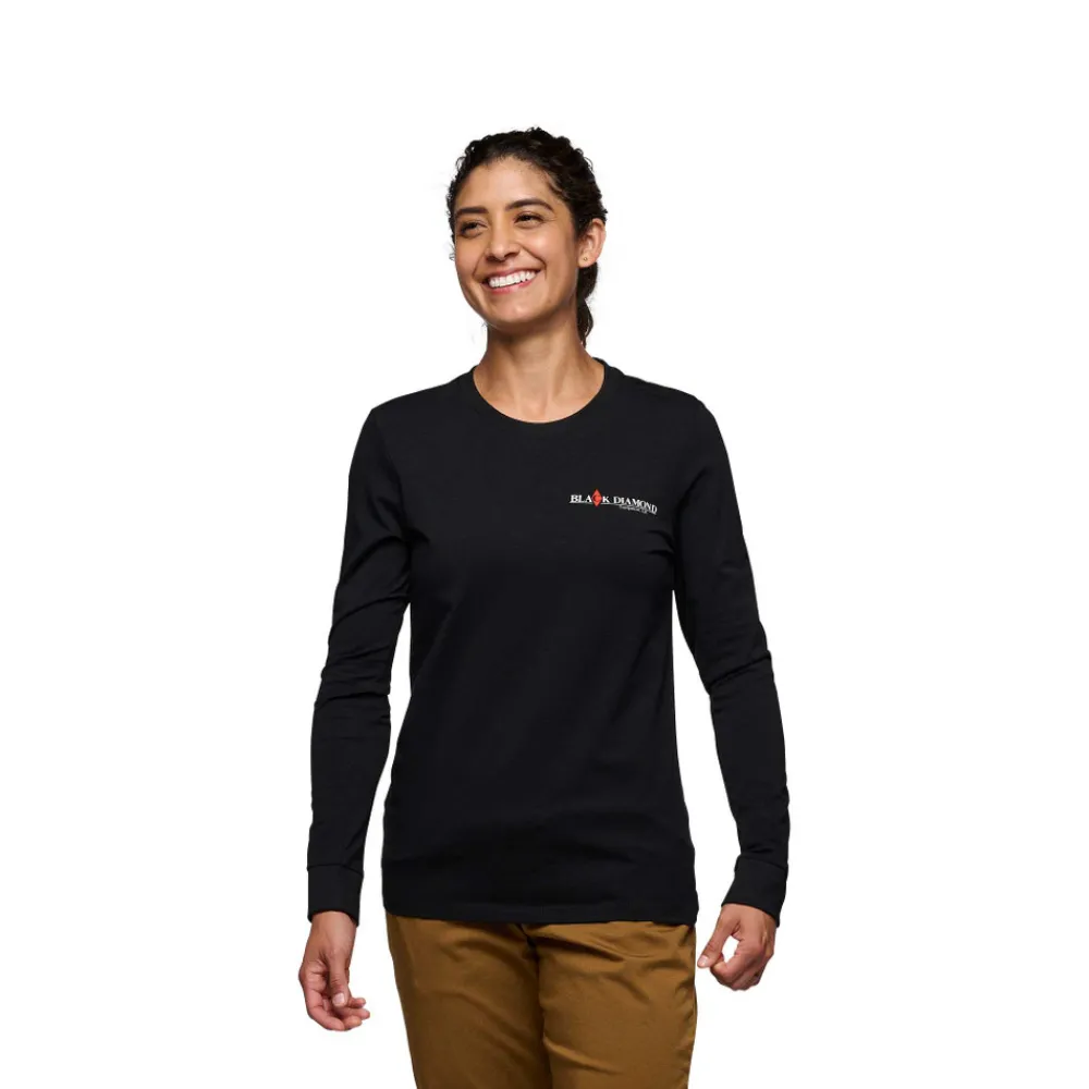 Damen Black Diamond T-Shirts & Tanktops^Women's Heritage Wordmark Long Sleeve Tee