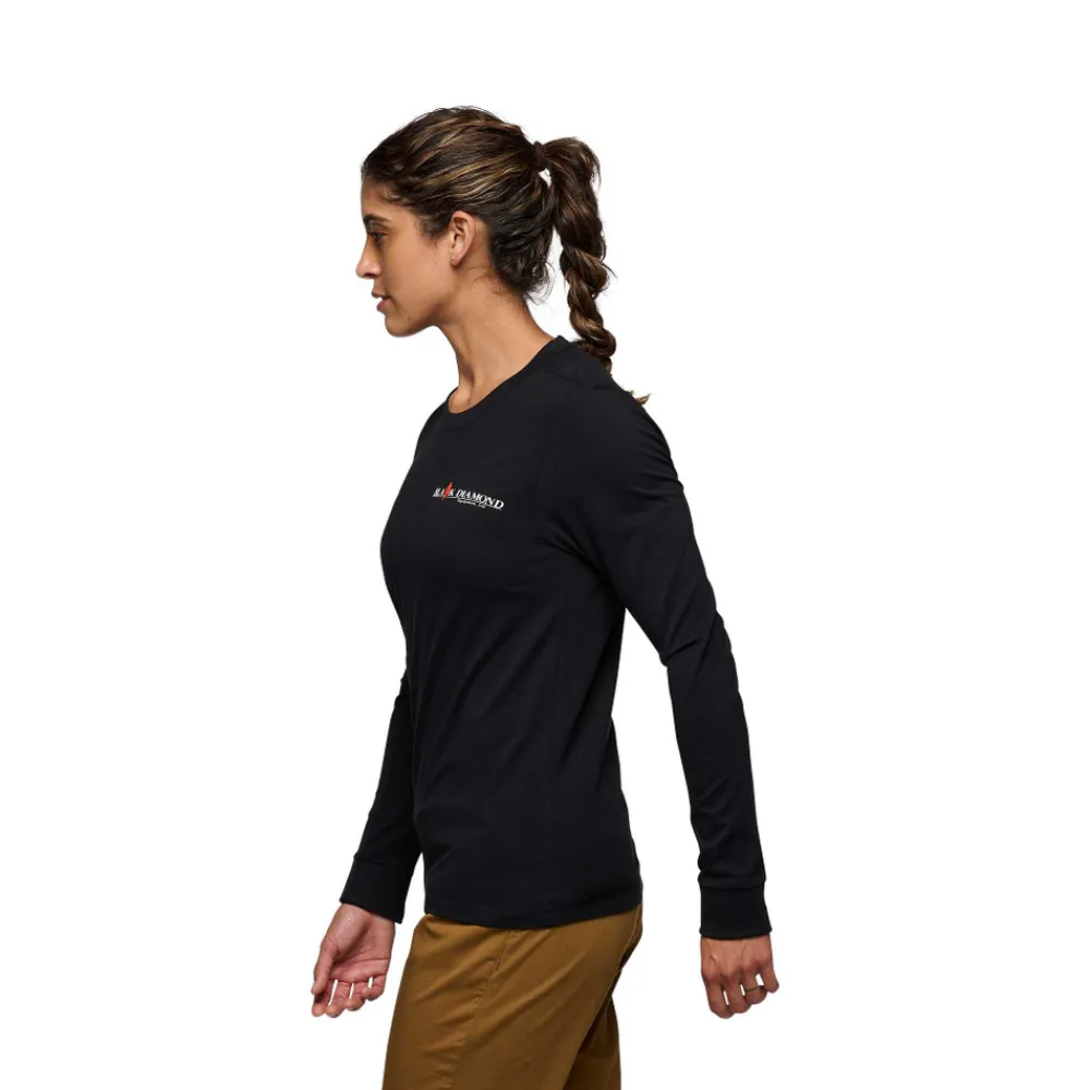 Damen Black Diamond T-Shirts & Tanktops^Women's Heritage Wordmark Long Sleeve Tee