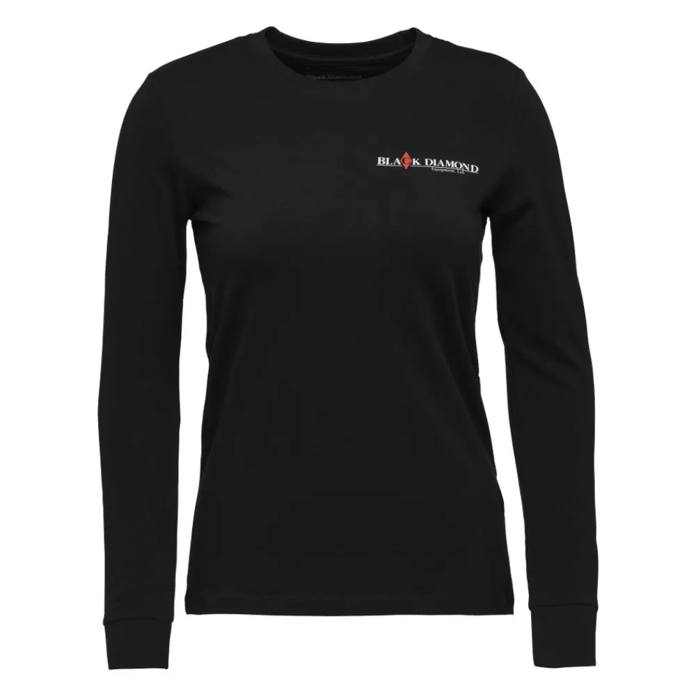Damen Black Diamond T-Shirts & Tanktops^Women's Heritage Wordmark Long Sleeve Tee