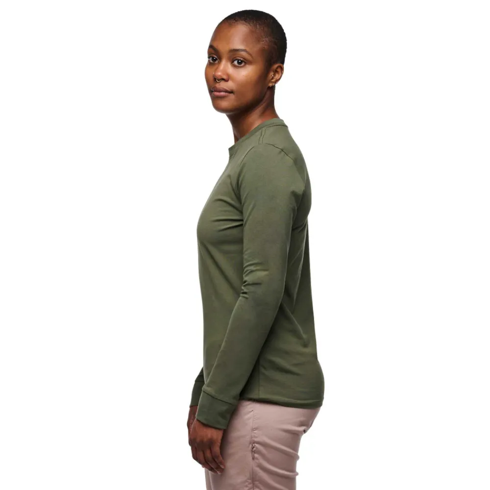 Damen Black Diamond T-Shirts & Tanktops^Women's Heritage Wordmark Long Sleeve Tee