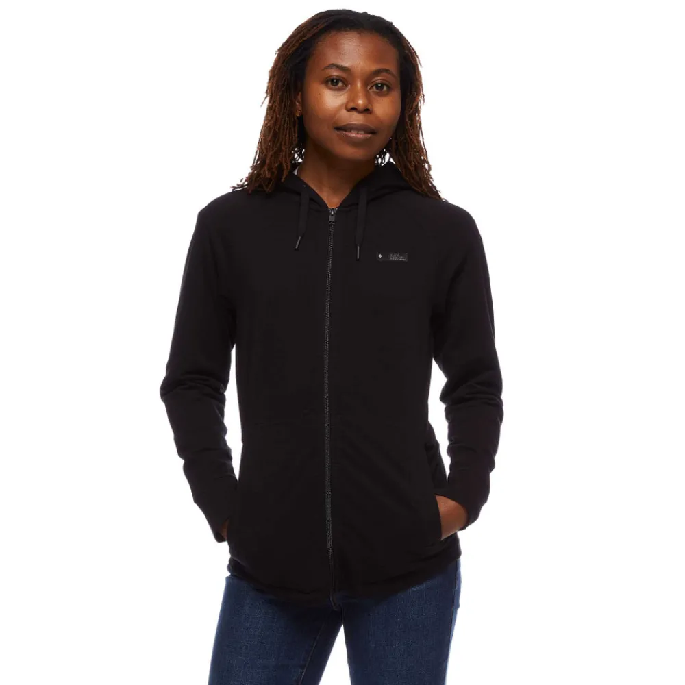 Damen Black Diamond Kapuzenpullover^Women's Mountain Transparency Full Zip Hoody